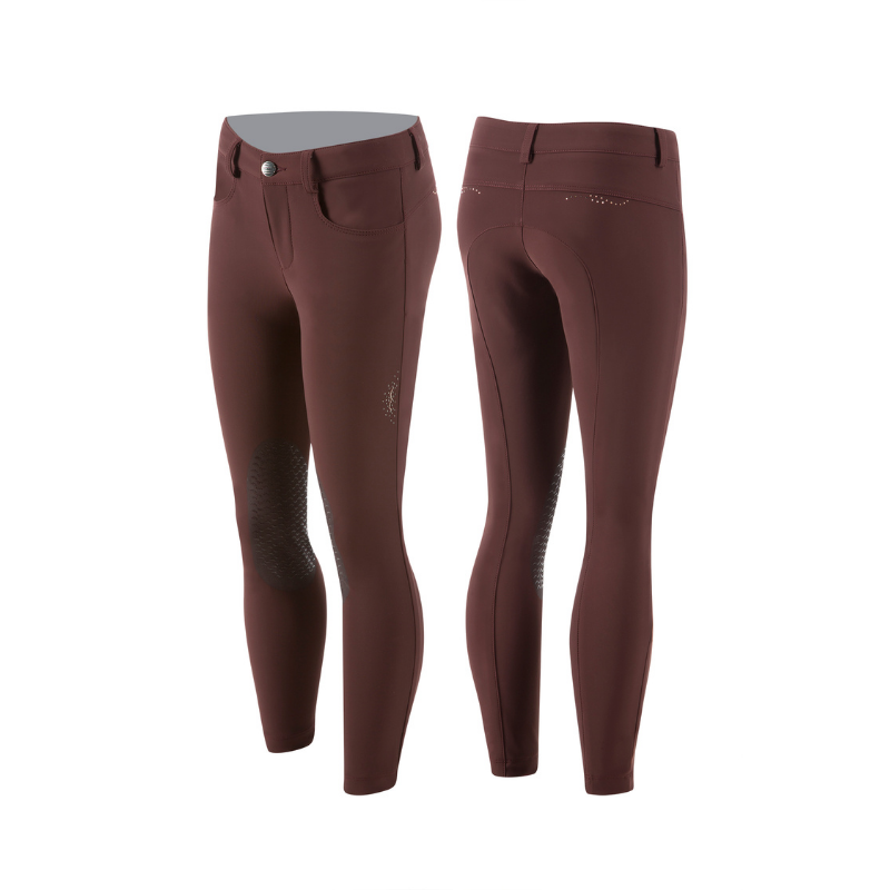 product shot image of the Girls Noogle Riding Breeches - Mandol