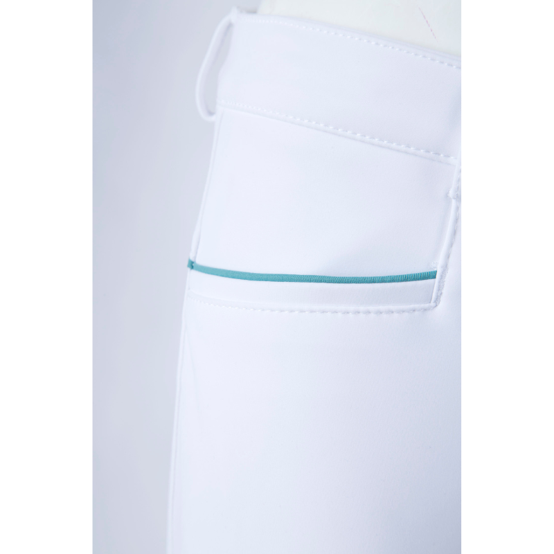product shot image of the Girls Nika Riding Breeches - White