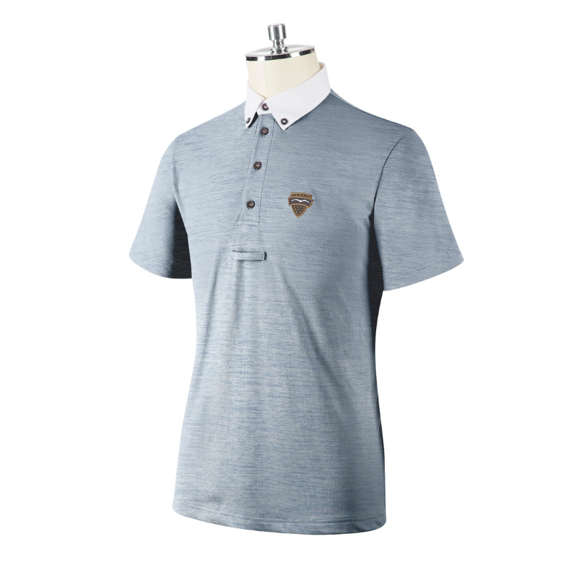product shot image of the Mens Airblek Show Shirt - Blue Melange