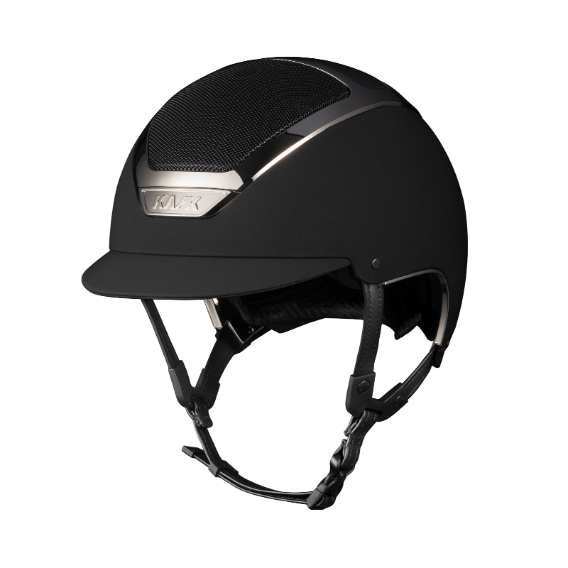 product shot image of the kask dogma chrome light riding hat black silver