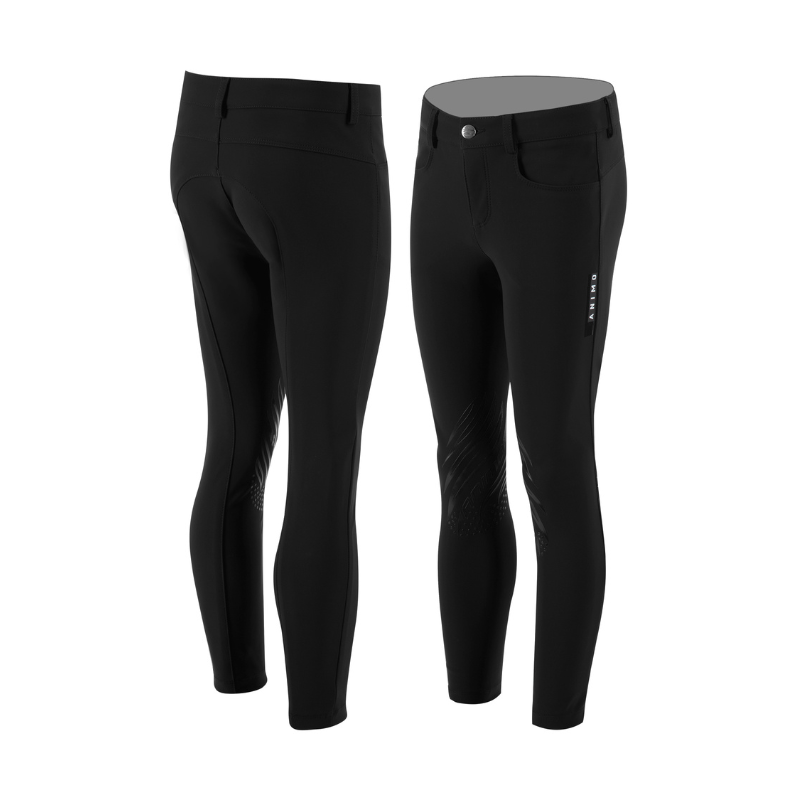 Young Rider Unisex Norby Breeches - Black
