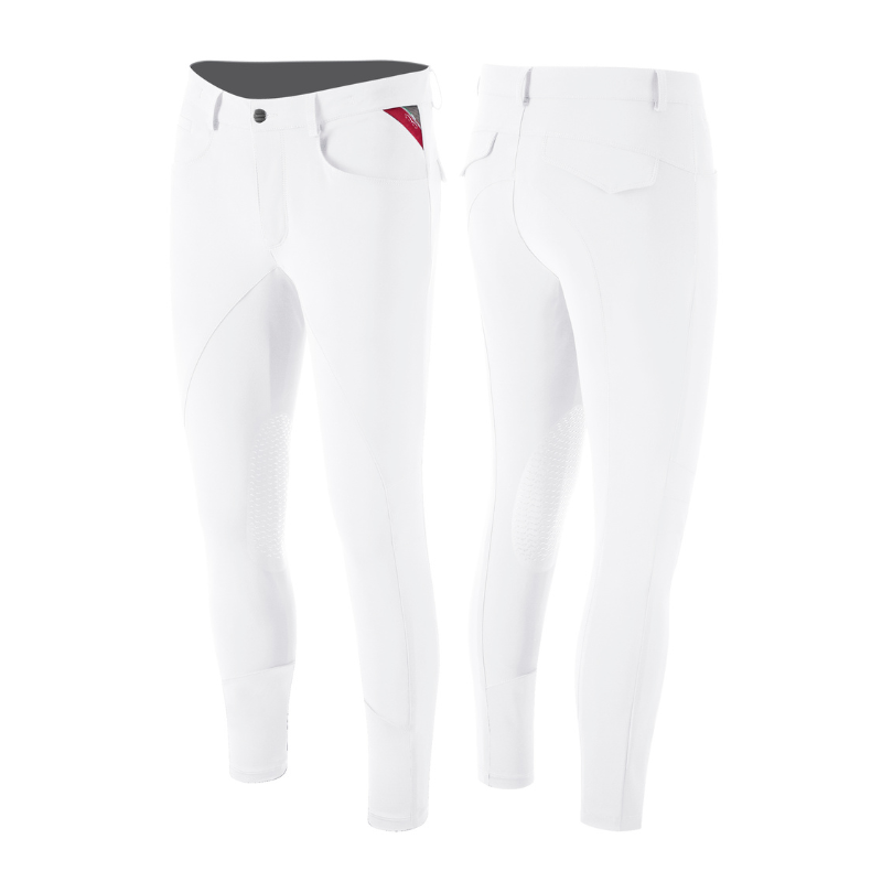 product shot image of the animo mens mael breeches white