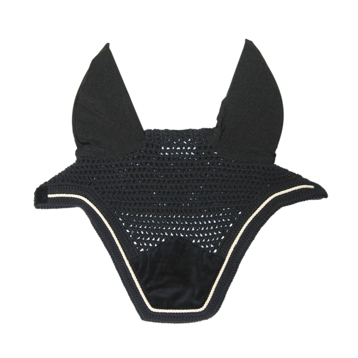 product shot image of the kentucky horsewear wellington basic velvet fly veil black