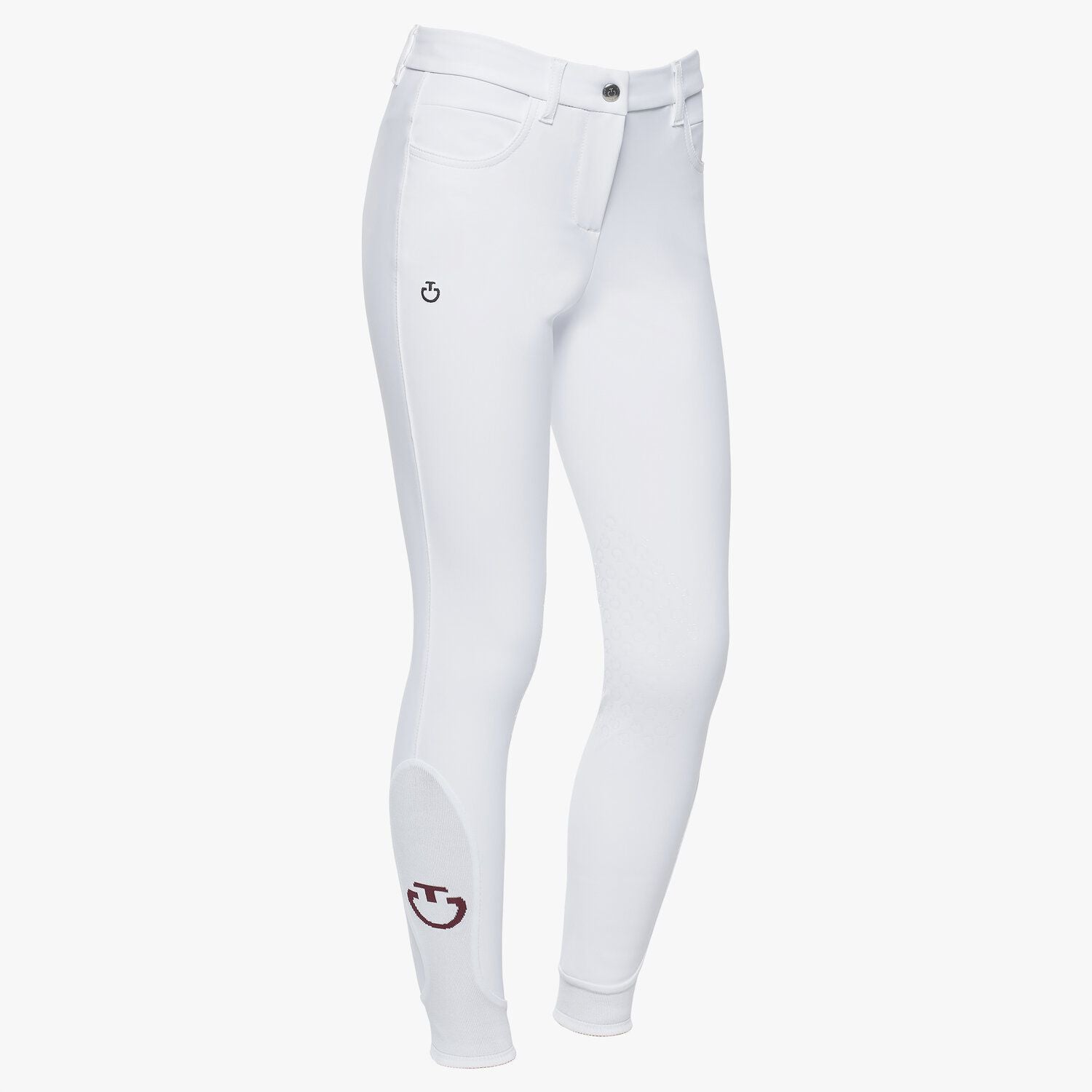 product shot image of the Girls Colour Grip Breeches - White