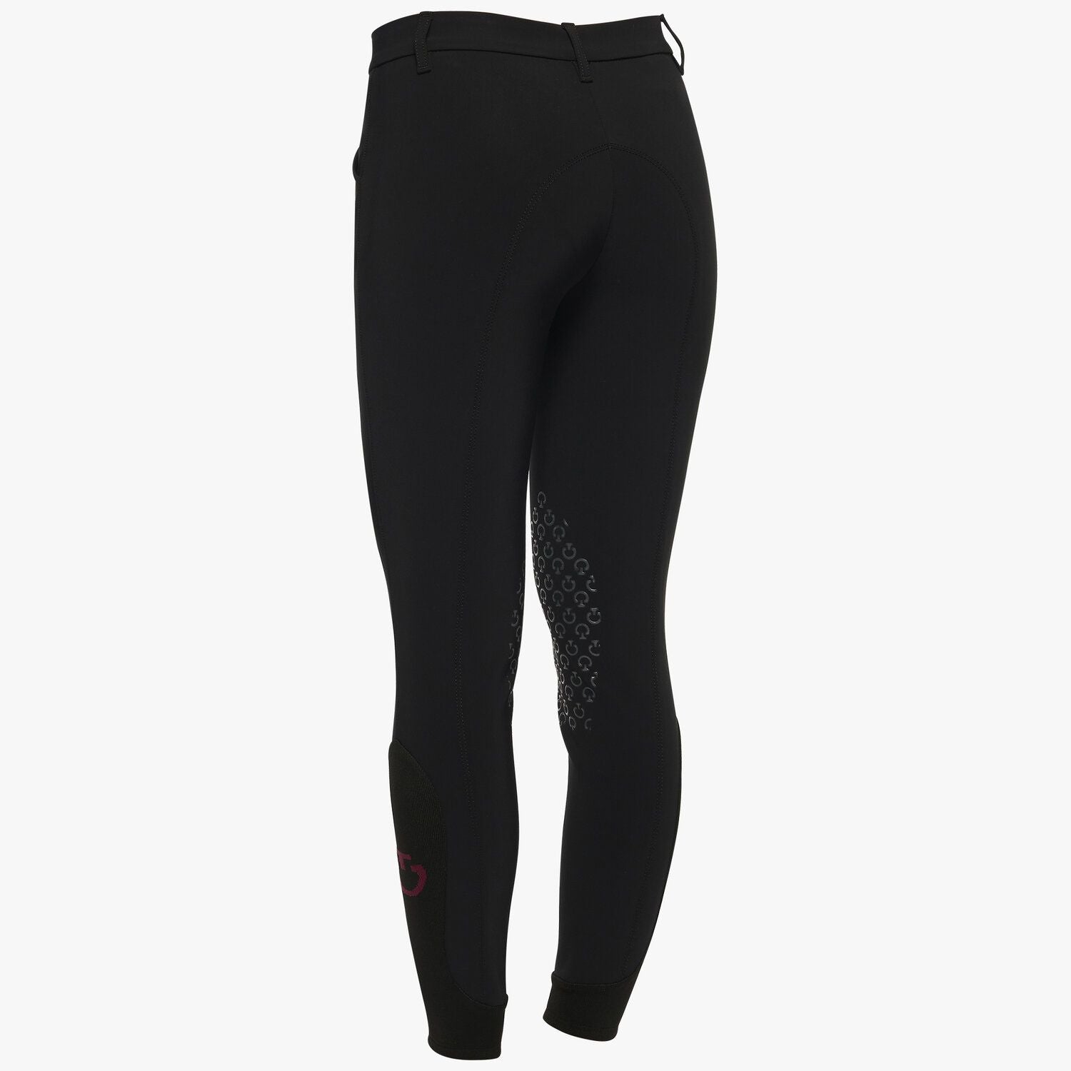 product shot image of the Kids CT Logo Grip Breeches - Black