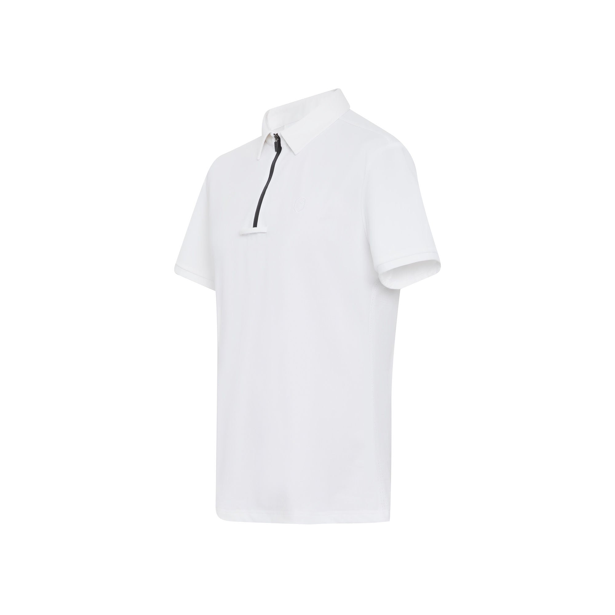 Mens Henri Short Sleeve Show Shirt - White