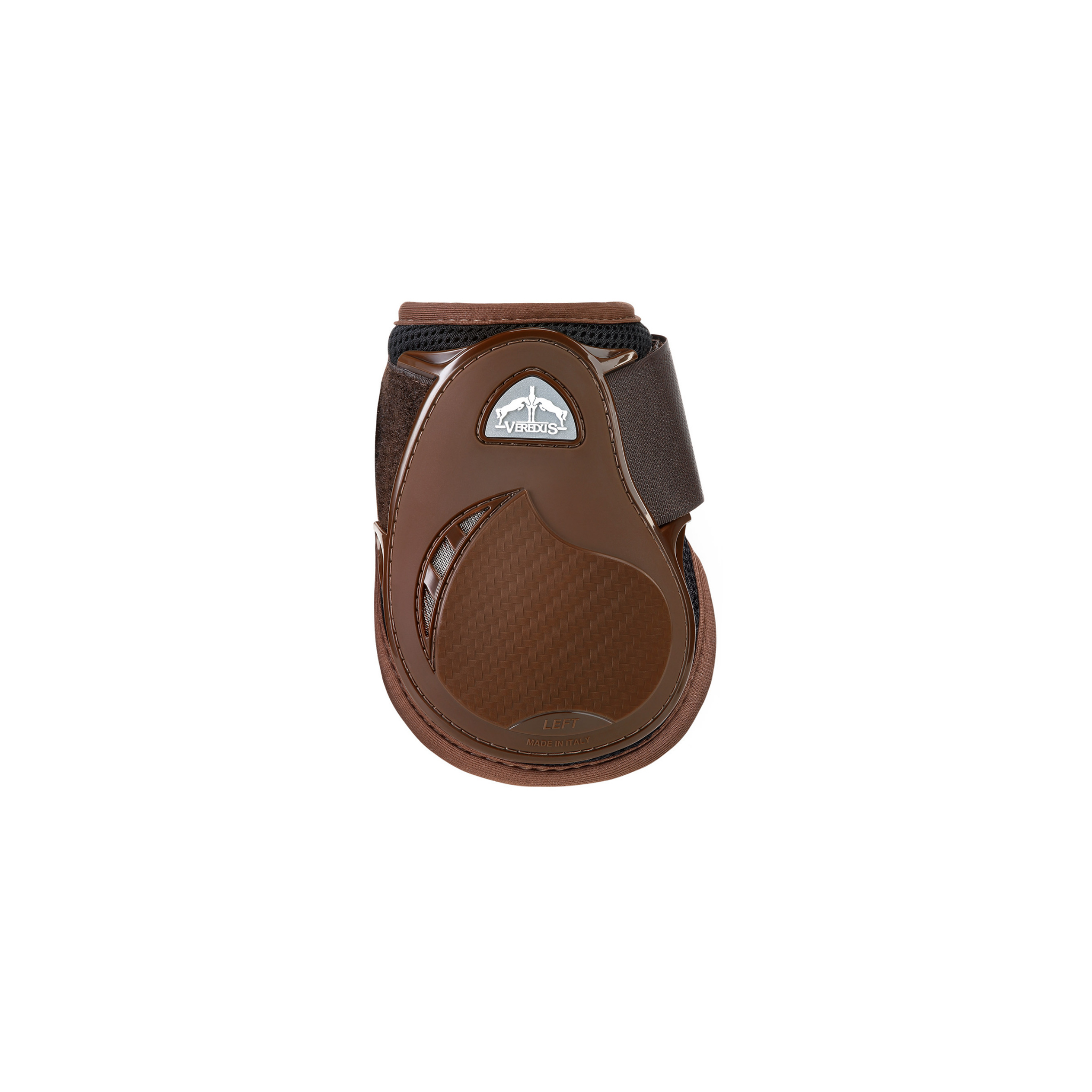 product shot image of the veredus veredus young jump vento fetlock boots brown