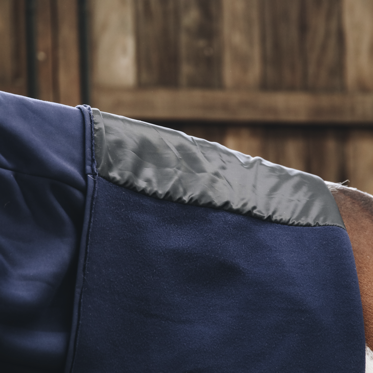 product shot image of the Cooler Fleece Horse Scarf - Navy