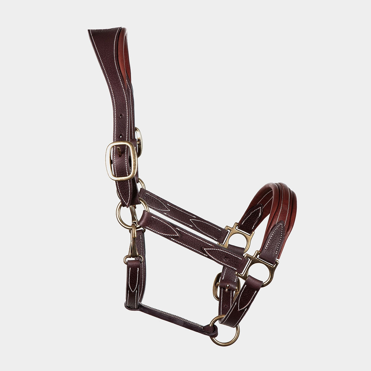 product shot image of the devoucoux leather headcollar