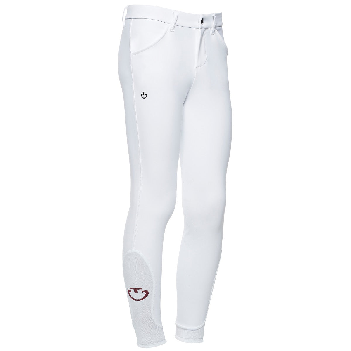 product shot image of the cavalleria toscana boys horse rider grip breeches white
