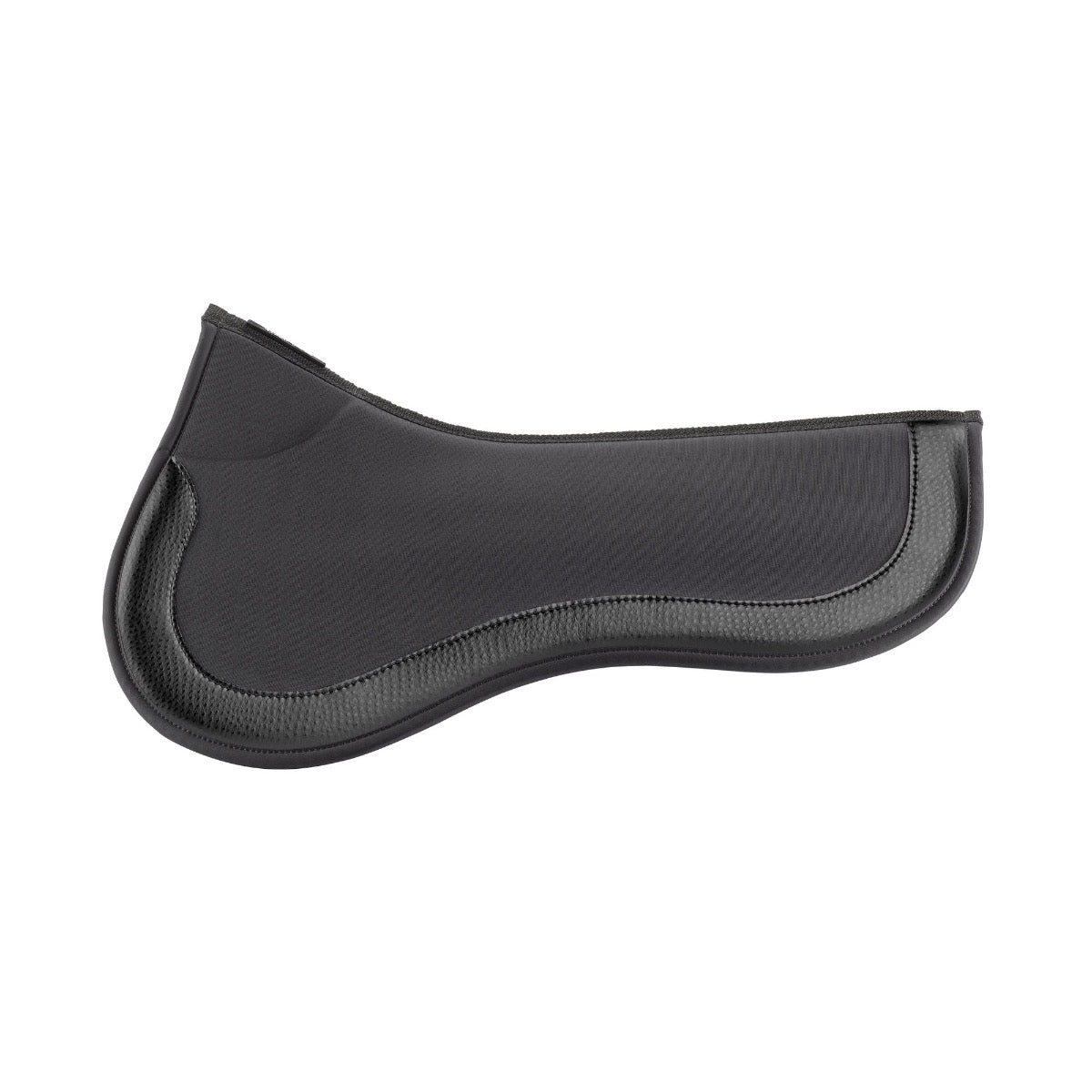 product shot image of the equifit custom impacteq half pad black ostrich