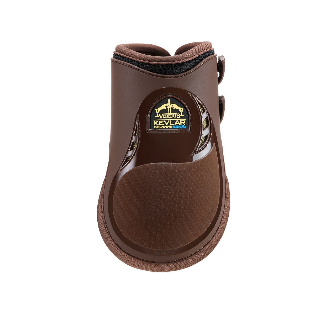 product shot image of the veredus veredus kevlar gel vento fetlock boots brown