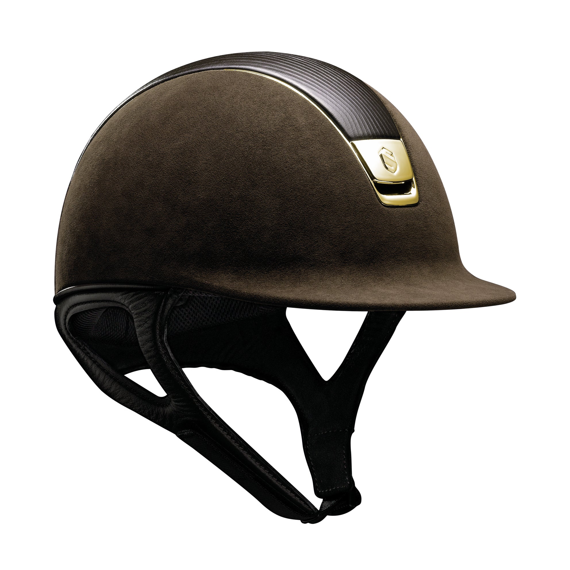 product shot image of the samshield premium brown gold chrome